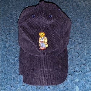 Corduroy Navy blue Polo hat